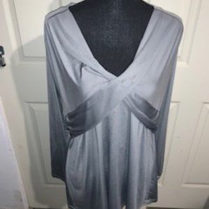 Deep V, Cross Wrap Top